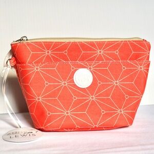 AUDREY & LEWIS Eco Friendly Cosmetic Toiletry Bag Australian Organic Geometric